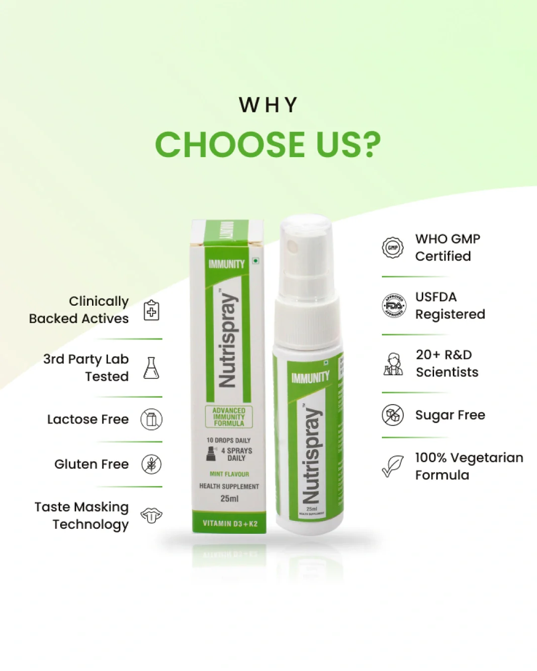 Vitamin D3 + K2 Immunity Booster Mouth Spray - Image 8